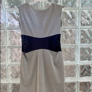 Chadwick’s Gray & Black Houndstooth Dress. Size 12